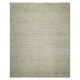 10x14 Sage Ivory Color Hand Knotted Geometric Wool & Bamboo Silk Contemporary Oriental Rug